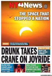 NT News (Australia) Newspaper Front Page for 15 November 2012