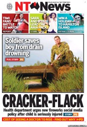 NT News (Australia) Newspaper Front Page for 16 October 2013