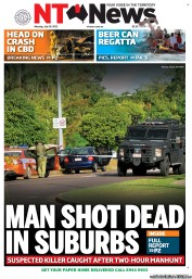 NT News (Australia) Newspaper Front Page for 16 July 2012
