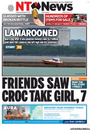 NT News (Australia) Newspaper Front Page for 17 November 2012