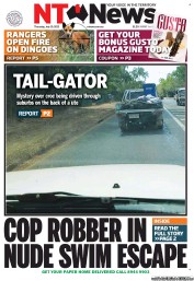 NT News (Australia) Newspaper Front Page for 19 July 2012