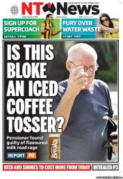 NT News (Australia) Newspaper Front Page for 1 February 2013
