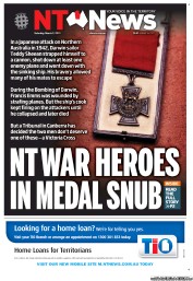 NT News (Australia) Newspaper Front Page for 1 March 2013