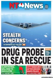 NT News (Australia) Newspaper Front Page for 1 August 2013