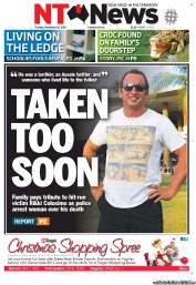 NT News (Australia) Newspaper Front Page for 20 November 2012