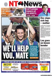 NT News (Australia) Newspaper Front Page for 20 November 2013