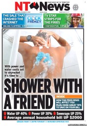NT News (Australia) Newspaper Front Page for 21 November 2012
