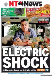 NT News (Australia) Newspaper Front Page for 21 February 2013