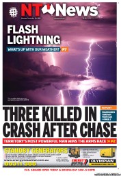NT News (Australia) Newspaper Front Page for 24 December 2012