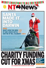 NT News (Australia) Newspaper Front Page for 25 December 2012