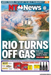 NT News (Australia) Newspaper Front Page for 27 November 2013