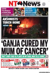 NT News (Australia) Newspaper Front Page for 27 March 2013