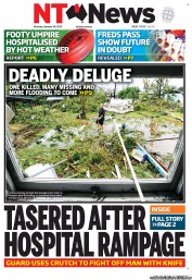 NT News (Australia) Newspaper Front Page for 28 January 2013