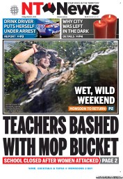 NT News (Australia) Newspaper Front Page for 28 February 2013