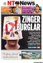 NT News (Australia) Newspaper Front Page for 31 October 2013