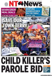 NT News (Australia) Newspaper Front Page for 31 January 2013