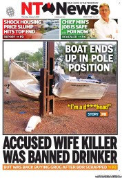 NT News (Australia) Newspaper Front Page for 3 January 2013