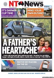 NT News (Australia) Newspaper Front Page for 3 August 2013