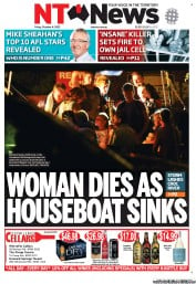 NT News (Australia) Newspaper Front Page for 4 October 2013