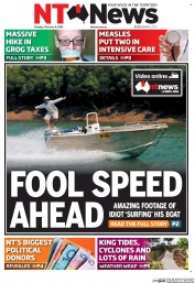 NT News (Australia) Newspaper Front Page for 4 February 2014