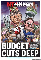 NT News (Australia) Newspaper Front Page for 5 December 2012