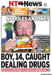 NT News (Australia) Newspaper Front Page for 5 January 2013