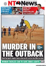NT News (Australia) Newspaper Front Page for 6 December 2012