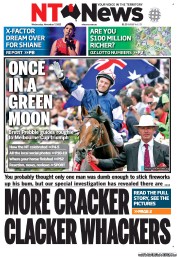 NT News (Australia) Newspaper Front Page for 7 November 2012