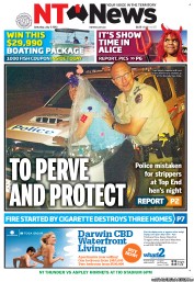 NT News (Australia) Newspaper Front Page for 7 July 2012