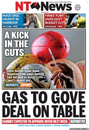 NT News (Australia) Newspaper Front Page for 8 February 2013