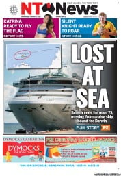 NT News (Australia) Newspaper Front Page for 9 October 2013