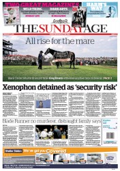 Sunday Age (Australia) Newspaper Front Page for 17 February 2013