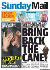 Sunday Mail (Australia) Newspaper Front Page for 10 November 2013
