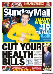 Sunday Mail (Australia) Newspaper Front Page for 24 February 2013