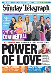 Sunday Telegraph (Australia) Newspaper Front Page for 17 February 2013
