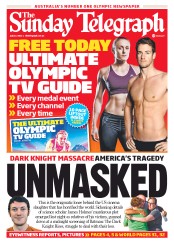 Sunday Telegraph (Australia) Newspaper Front Page for 22 July 2012