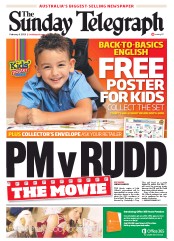 Sunday Telegraph (Australia) Newspaper Front Page for 3 February 2013