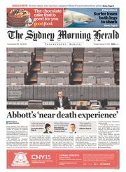 Sydney Morning Herald (Australia) Newspaper Front Page for 10 February 2015