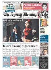 Sydney Morning Herald (Australia) Newspaper Front Page for 11 October 2014