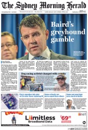 Sydney Morning Herald (Australia) Newspaper Front Page for 12 October 2016