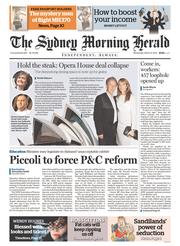Sydney Morning Herald (Australia) Newspaper Front Page for 12 March 2014