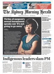Sydney Morning Herald (Australia) Newspaper Front Page for 12 March 2015