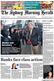 Sydney Morning Herald (Australia) Newspaper Front Page for 12 August 2014