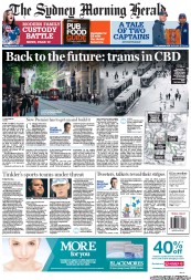 Sydney Morning Herald (Australia) Newspaper Front Page for 14 December 2012