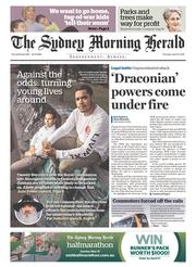Sydney Morning Herald (Australia) Newspaper Front Page for 14 April 2016