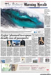 Sydney Morning Herald (Australia) Newspaper Front Page for 15 February 2013