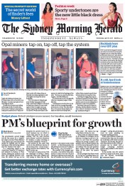Sydney Morning Herald (Australia) Newspaper Front Page for 15 April 2015