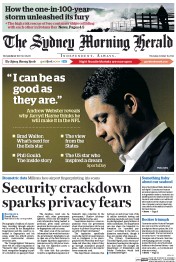 Sydney Morning Herald (Australia) Newspaper Front Page for 16 October 2014
