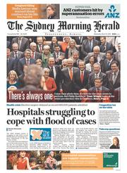 Sydney Morning Herald (Australia) Newspaper Front Page for 16 March 2016