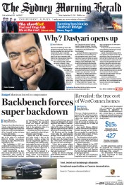Sydney Morning Herald (Australia) Newspaper Front Page for 16 September 2016
